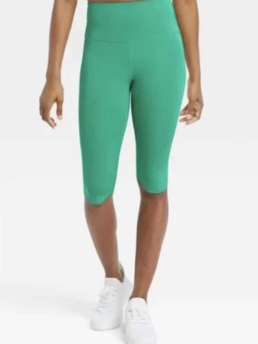 Woman’s All In Motion High Rise Lift & Sculpt Capri Leggings Green XXL